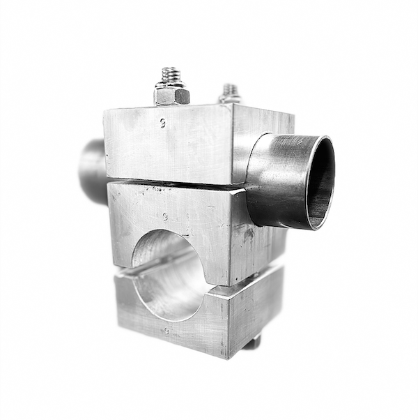 Pivot aluminium Rouski pour forage, compatible Montabert et Ripamonti