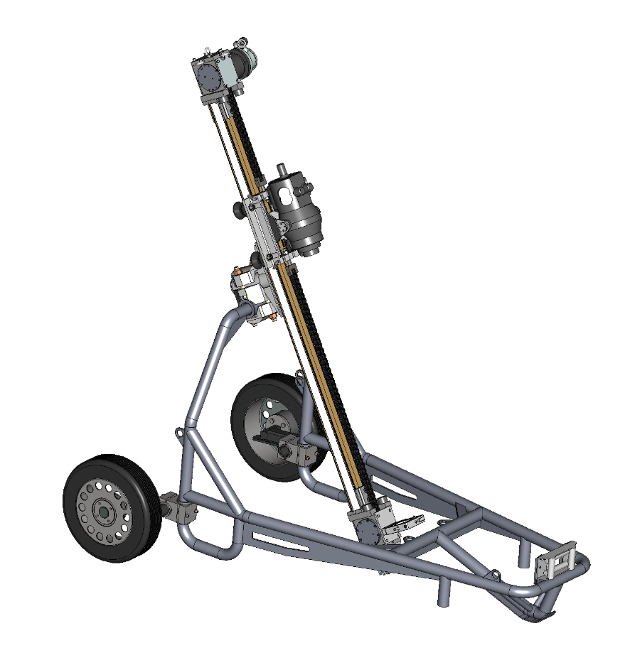 Chariot de forage léger Ripamonti Speedy Drill monté sur glissiere mécanique