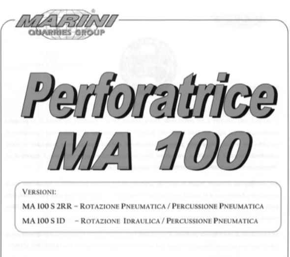 PDF nomenclature pièces détachées marini ma100 – AcroMat