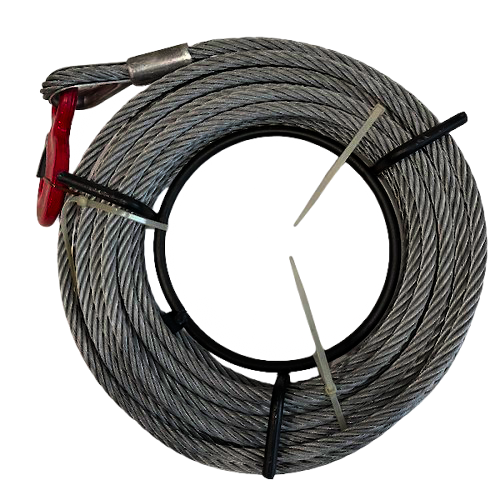 Câble de ø11 mm en 20 ml pour tireur de 1600 kg sur couronne